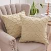 Pillow Home Pillow Cover Double-sided Cotton Linen Checkered Back Pillow Cushion Sofa Lumbar Pillow