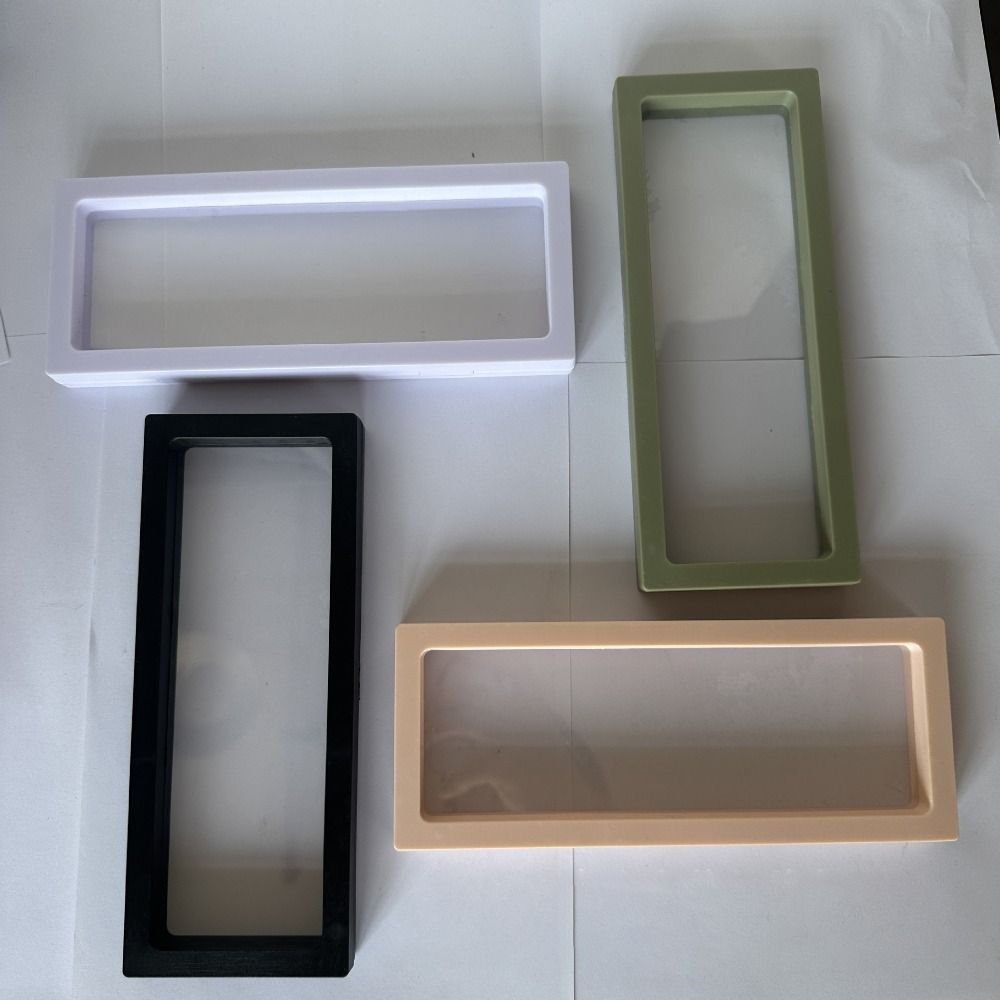 Elastic Jewelry Display Box Colorful Frame Transparent PE Film Box  Gift Display