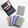 Donna Uomo RFID Vintage Business Passaporto Cover Porta carte d'identità multifunzione Custodia a portafoglio in pelle PU Accessori da viaggio