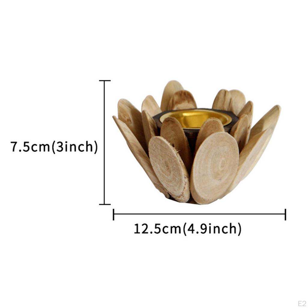 Cone Burner Nordic Style Wooden Censer for Yoga SPA Bedroom Table Centerpieces Decor