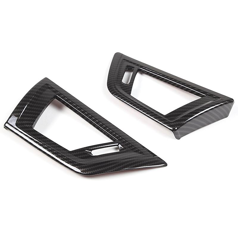 

ABS Carbon Fiber For BMW 1 2 Series F20 F21 F22 F23 2017-2019 Center Console Side Air Conditioning Vent Outlet Frame Trim