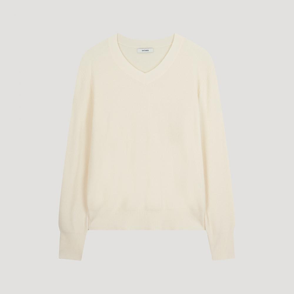 

She S miss базовый трикотажный топ с V-образным вырезом SSkpoo42690 Ivory/55