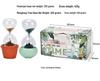 Magnetic Glass Hourglass Timer Ornament - High-End Mini Sand Flow Design