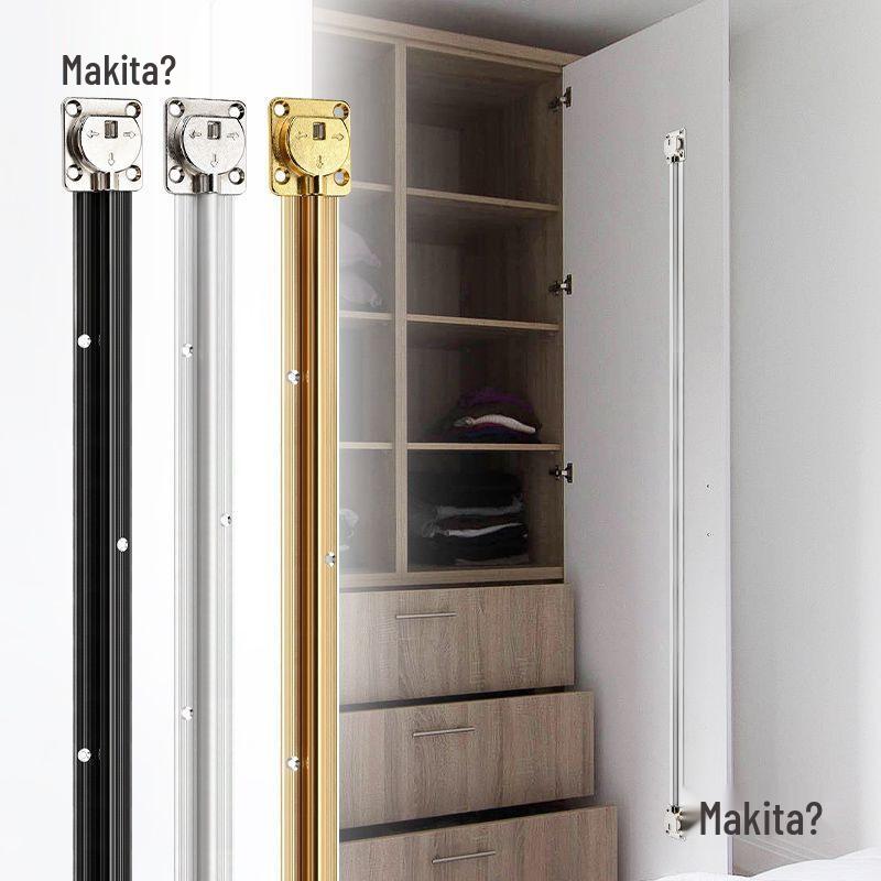 Nástěnný narovnávač dveří skříně bez drážky pro dvoukřídlé skříně