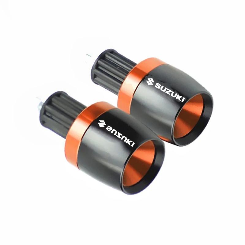 For Suzuki GSXR GSX-R GSX 600 750 1000 GSX-S 125 750 1000 GSR 750 600 400 Suzuki Motorcycle Hand Grips Handle Bar End Cap