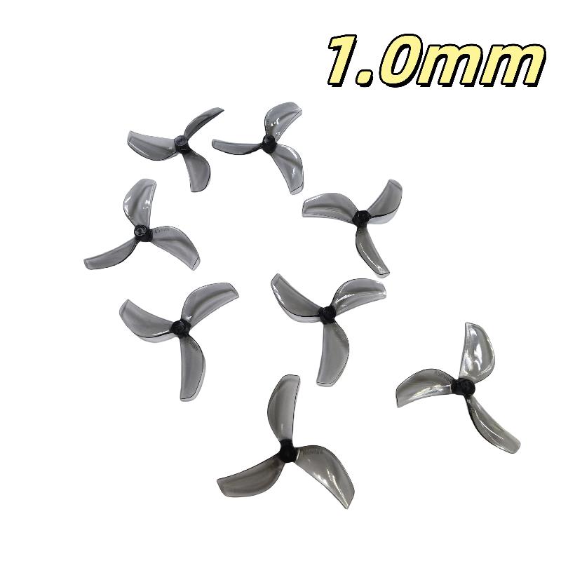 8Pcs Diy Accessories For Rc Fpv Racing Freestyle 1.8Inch Cinewhoop Toothpick Drones 45Mm 3-Blade Pc Propeller 1Mm 1.5Mm