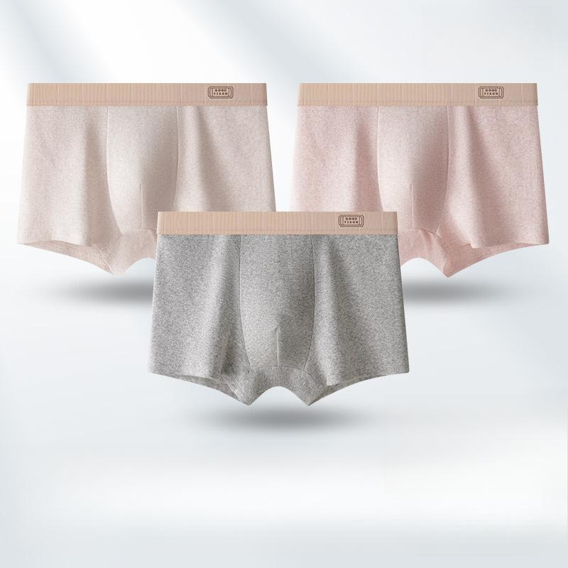 

3 шт. мужского нижнего белья Мужские боксеры Дышащее нижнее белье средней посадки Мужское четырехстороннее нижнее белье Боксеры-брифы 4XL