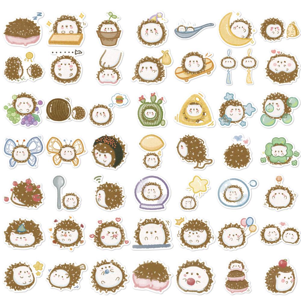 10 30 50Pcs Cute Animal Hedgehog Graffiti Stickers Cartoon Decal Kid Toy Diy Scrapbook Guitar Helmet Car Waterproof Sticker Gift