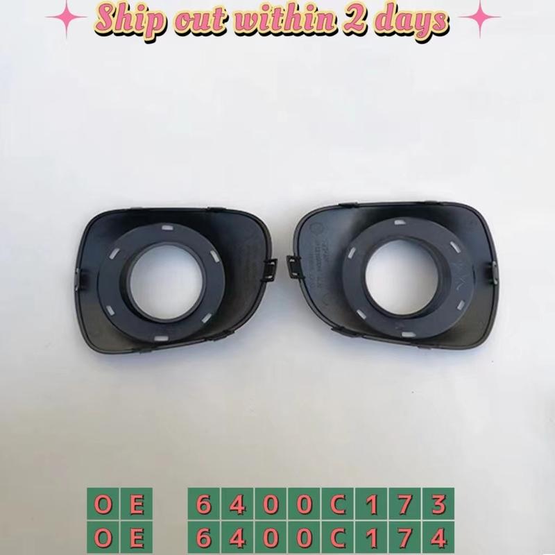 Car Front Fog Light Cover Frame Beze For Mitsubishi Pajero Montero Sport KG6 KH8 KH9 6400C173 6400C174 Left 6400C173