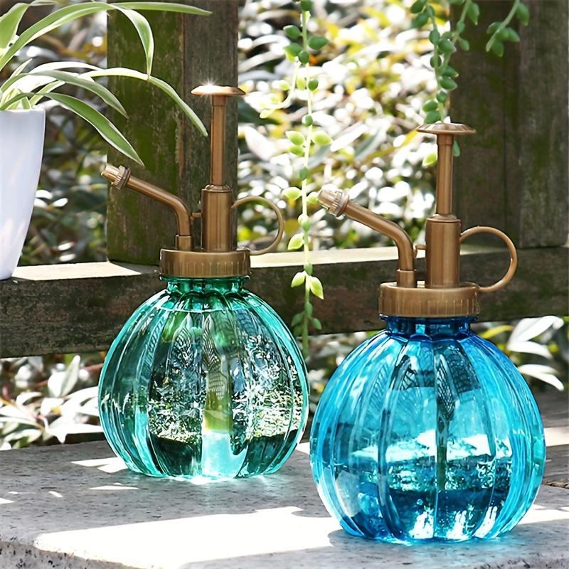 1PC Household Plastic Flower Watering Spray Bottle Pressure Succulent Plant Watering Kettle Small Retro Pumpkin Flower Watering Sprayer Watering Can