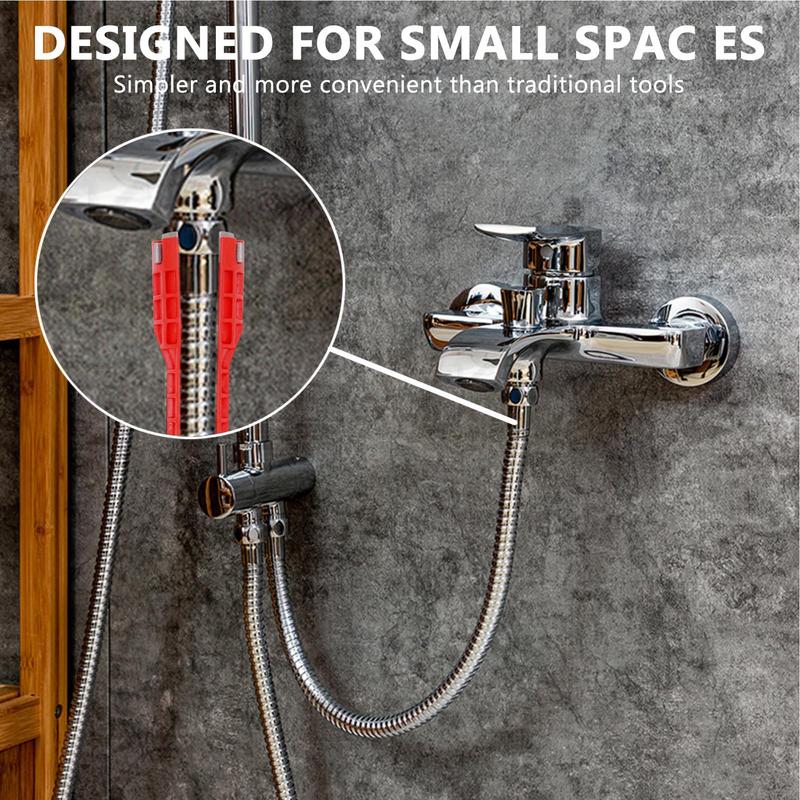 Multi Function Sink Wrench Plumbing Repair Tool Multifunctional Sanitary Wrench Pelvic Floor Leading Sleeve For Toilet Bowl Sink