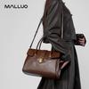 Female Casual Design Luxury Commuting Handbag Women's Natural Cow Real Leather Retro Shoulder Bags Ladies Fashi Cowhide Bag