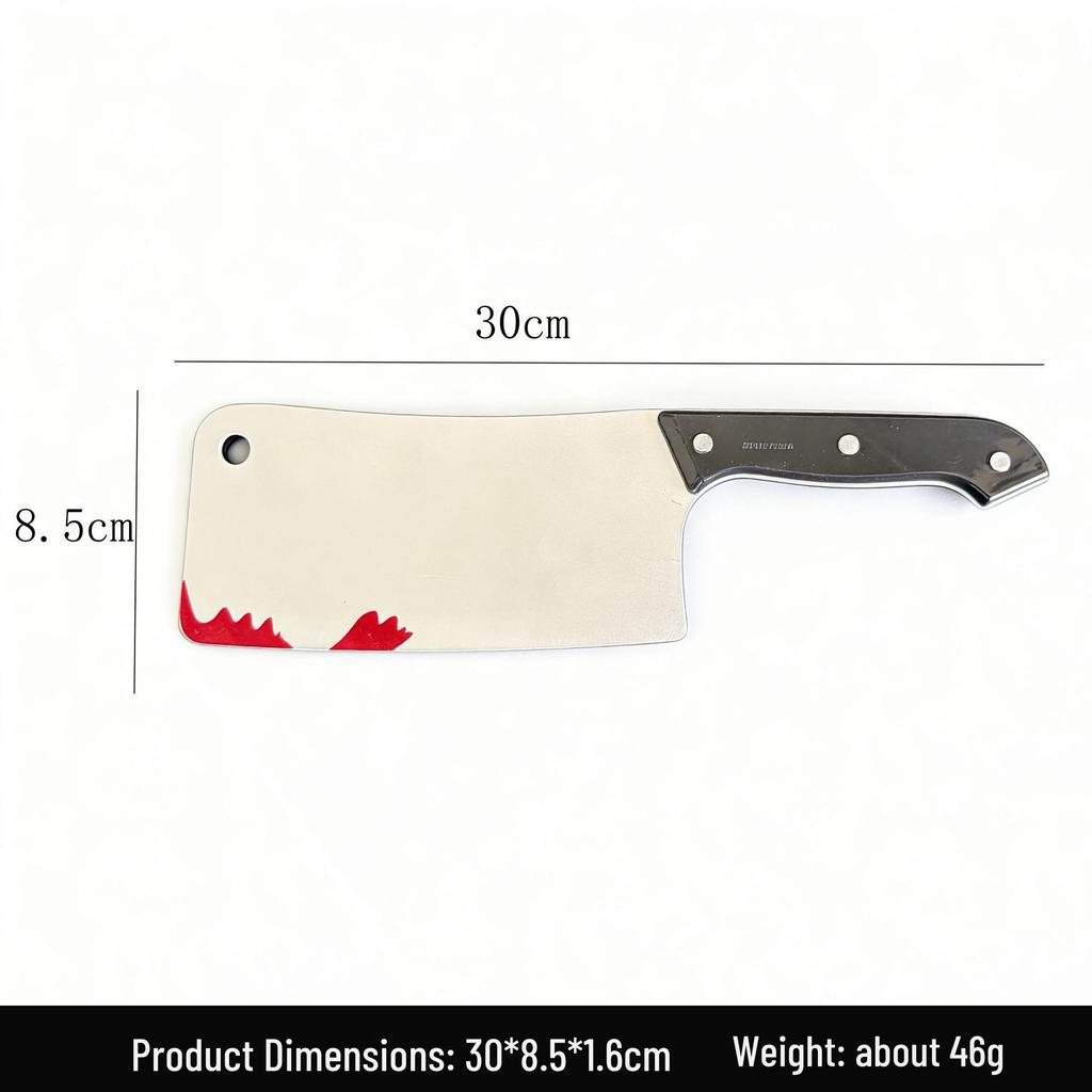 Halloween Blood-Tipped Decorative Knife for Prank and Ghost Festival