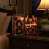 Portable Iron Box DIY Mini Photo Frames Silhouette Tin Box, Halloween Miniature Small Storage Picture Display Container for Party Home Decor