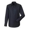 Russell Collection Mens Long Sleeve Easy Care Tailored Oxford Shirt