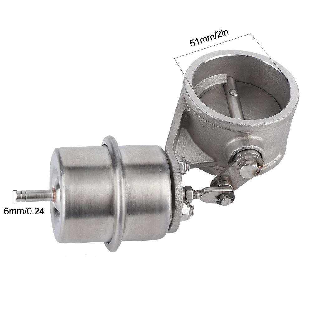 Closed Exhaust Valve Activated Pressure Cutout Dump for Car