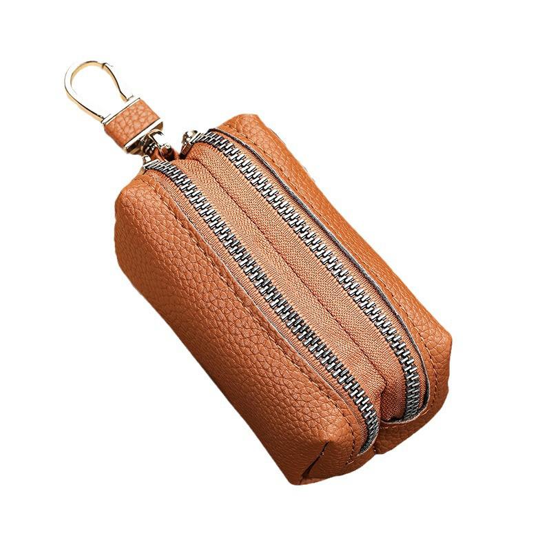 Vintage Velkokapacitní Pu Pánská Dámská Taška na Klíče Roztomilá Taška na Klíče od Auta Kvalitní Mince Peněženka Organizér na Drobnosti Mini Peněženka Dárky