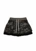 Eonyujeulaeb Studded Camo Mini Skirt [Charcoal]