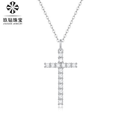 925 Silver Necklace Faith Pendant Fashion Silver Jewelry Collarbone Chain
