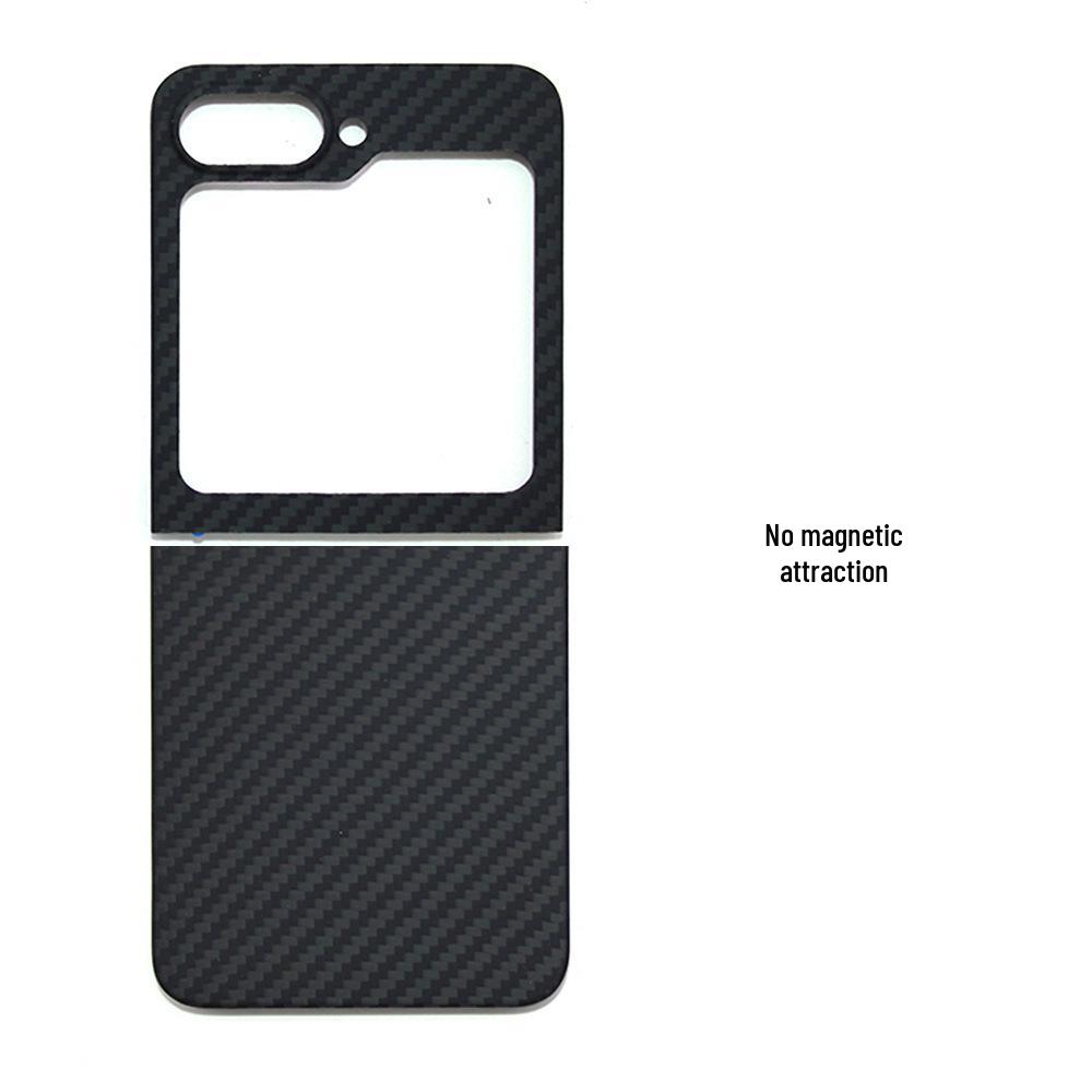 

Kevlar Carbon Fiber Magnetic Phone Case for Samsung Flip 6/5/4 - Lightweight & Thin Aramid Design Samsung Flip4 Bottom + Upper Cover