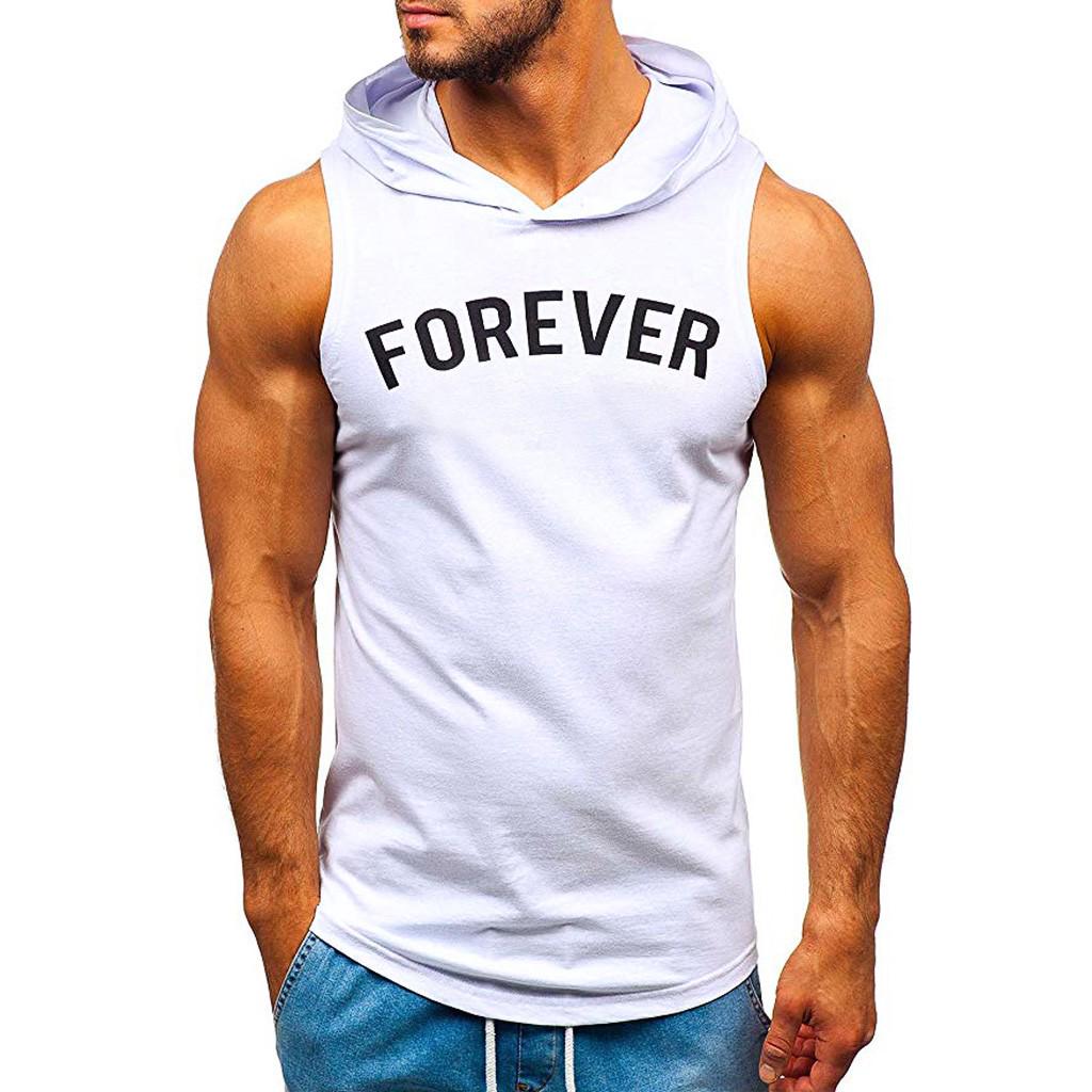 SFEHEO Men Fitness Muscle Print Sleeveless Bodybuilding Tight-Drying Vest Tops Blouses SFEHEO Men Fitness Muscle Print Sleeveless Bodybuilding Tight-Drying Vest Tops Blouses