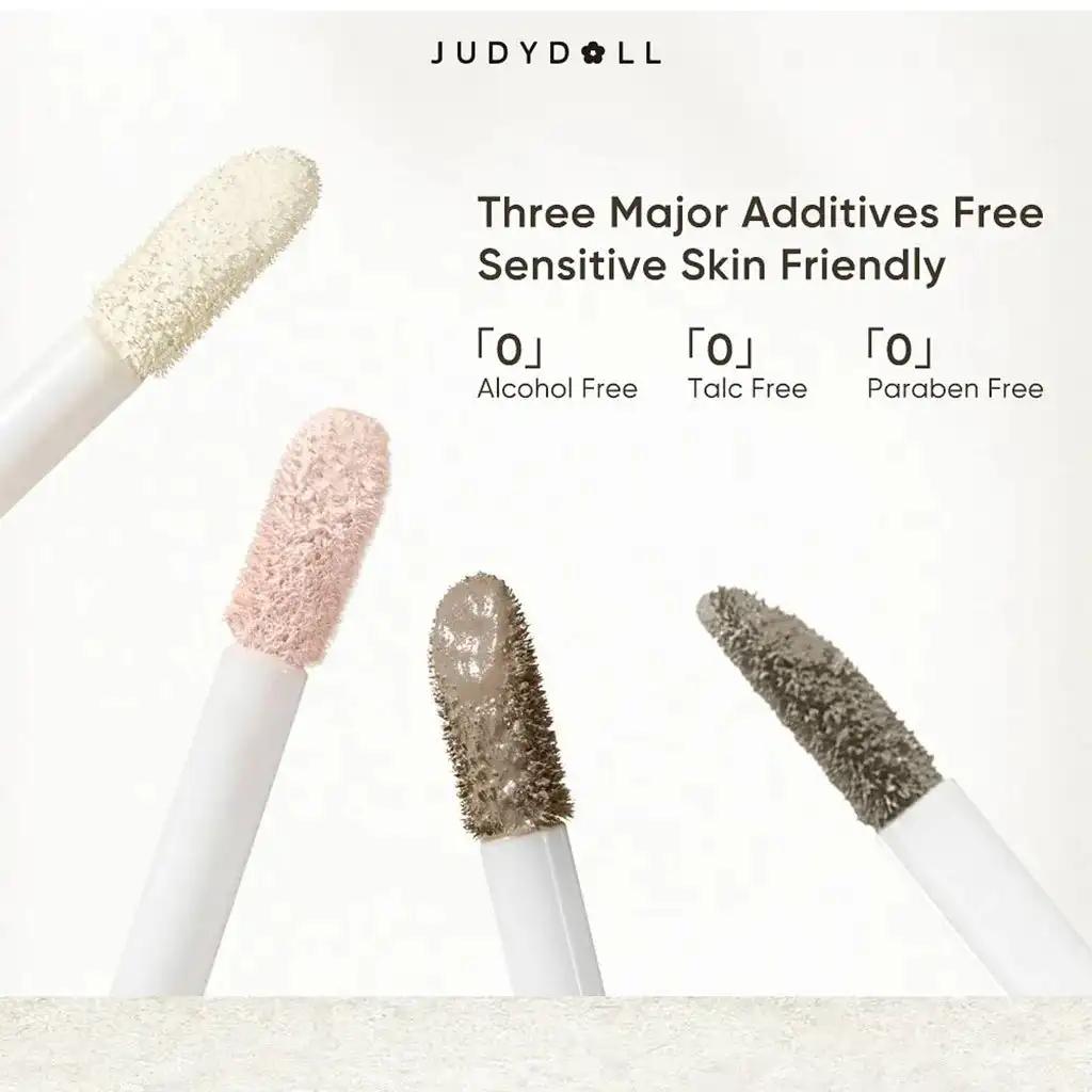 Judydoll Dubbelzijdige Vloeibare Highlighter & Contour Duo Mat Natuurlijk Langhoudend Poederloos voor Beginners Neus Vormgevende Pen Make-up