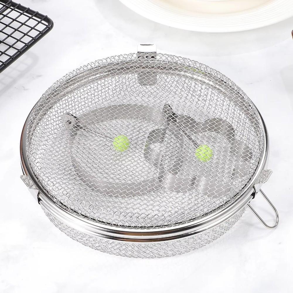 Stainless Steel Dishwasher Basket Multi-purpose Compact Design Mesh Basket Round Mesh Universal Fit Food Frying Basket