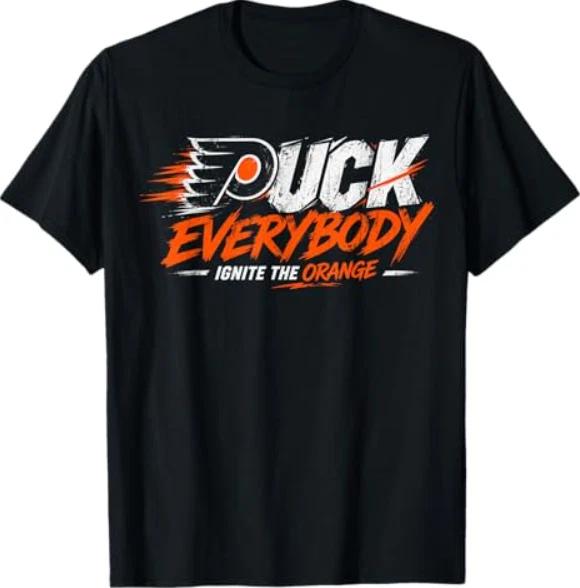 Vintage Puck Everybody Flyers Vintage Design Men Women T-Shirt M