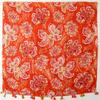 Winter Aztec Ethnic Floral Tassel Viscose Shawls Scarf Lady High Quality Thin Wrap Beach Stole Bufandas Muslim Hijab 180*90Cm