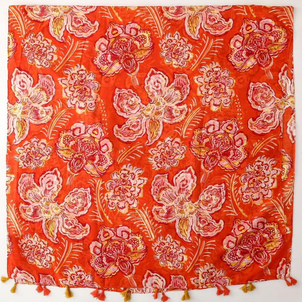 Winter Aztec Ethnic Floral Tassel Viscose Shawls Scarf Lady High Quality Thin Wrap Beach Stole Bufandas Muslim Hijab 180*90Cm