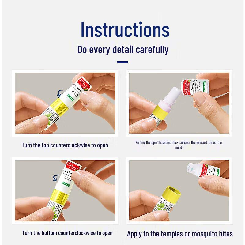 Thai Herbal Refreshing Nasal Inhaler 3-Pack