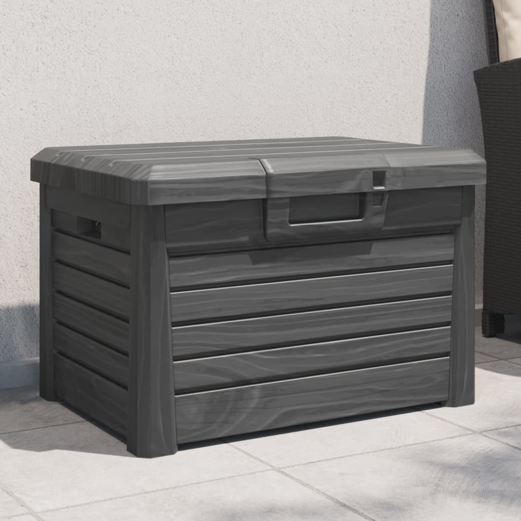 Outdoor Cushion Box Anthracite 73 x 50.5 x 46.5 cm Polypropylene