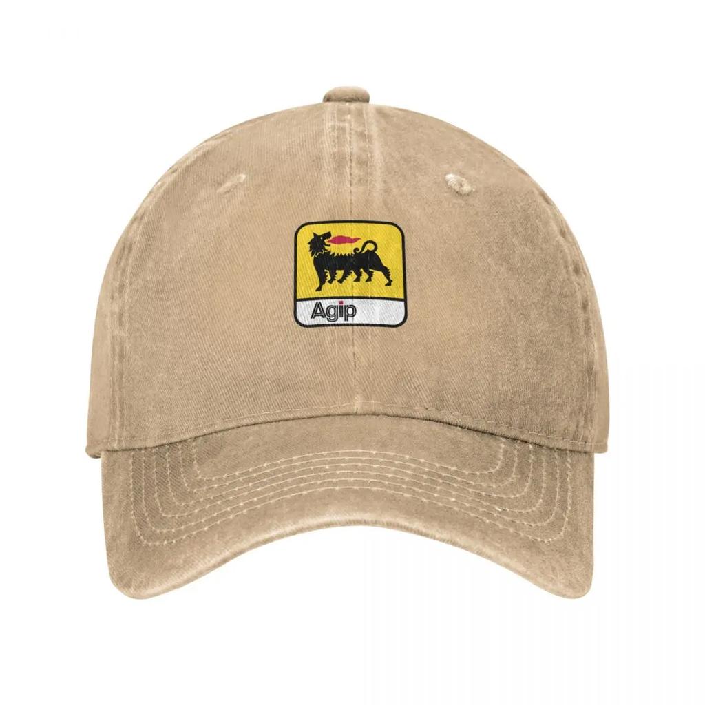 Logo agip Cappellino da Baseball Classico Cappellino Unisex di Lusso Cappello da Sole Elmetto Cappelli Unici Unisexs Donna