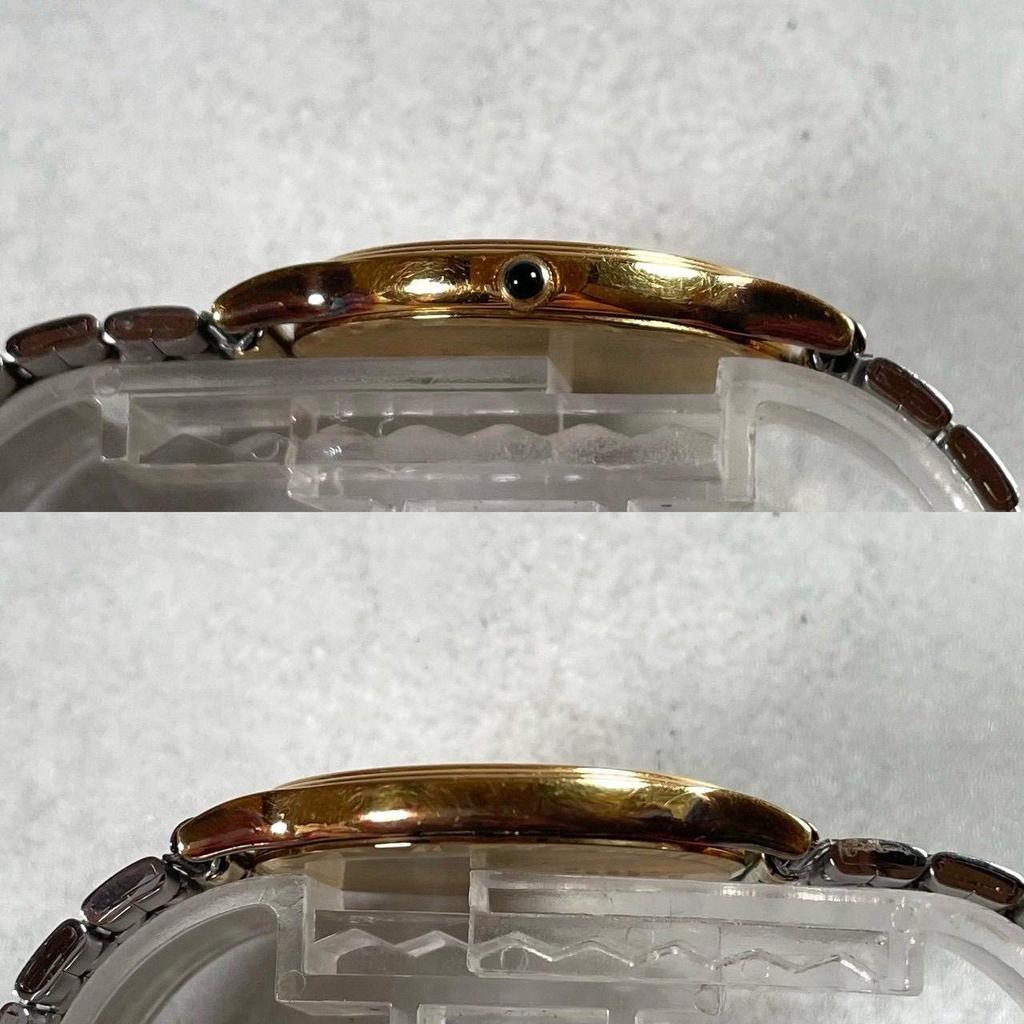 Used [Battery new/working item] CITIZEN Citizen EXCEED 1988 Quartz Watch Combi Color Gold Dial Antique Vintage Retro Watch Used Good Item Anonymous
