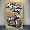 HondaAfricaTwinSign 1pc Honda Africa TwinMotorcycle Metal Poster 20x30cm - Collectable Wall Sign for Fans
