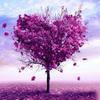 5D Heart Tree Rhinestone Stitch DIY Diamond Embroidery Painting