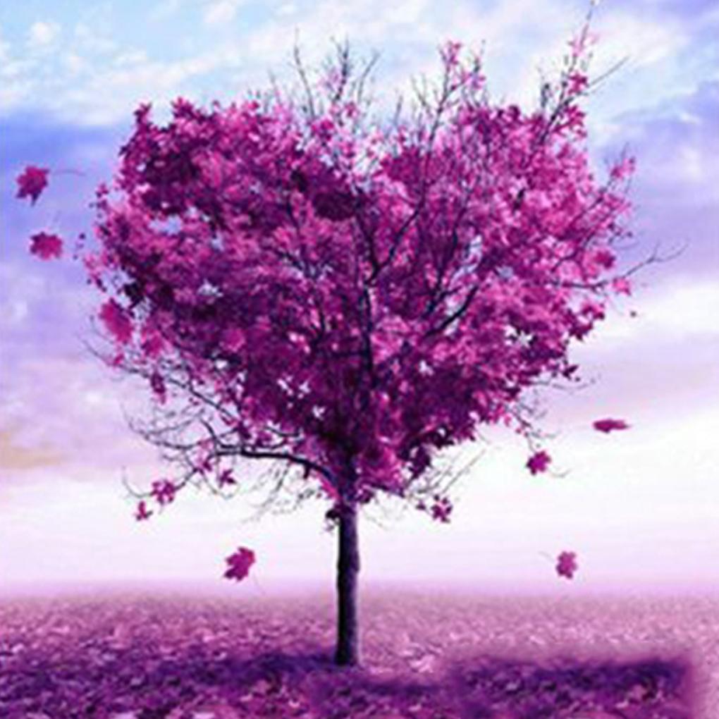 5D Heart Tree Rhinestone Stitch DIY Diamond Embroidery Painting
