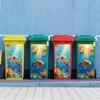 PVC Stickers Self-adhesive Decorative Stickers Decals for Trash Decoration Turtle 820x380mm