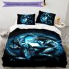 Alien 3pcs Bedding Set Duvet Cover Closure Includes 1 Duvet Cover & 2 Pillowcases for All Seasons Bedroom Home Dorm Decor