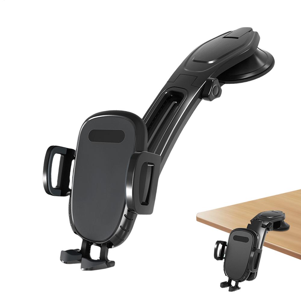 Suction Cup Phone Holder 360 Degree Rotating Suction Cradle Downward Bending Cell Phone Car Mount For Automotive Windshield