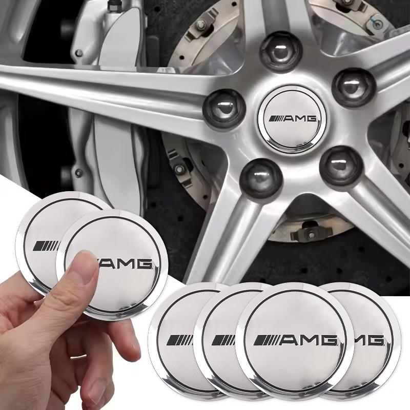 4PCS 56mm Car Wheel Center Hub Cap Emblem Stickers Decorate For Mercedes Benz AMG W203 W206 W220 W205 W211 W212 W201 GLS CLS GLC CK1