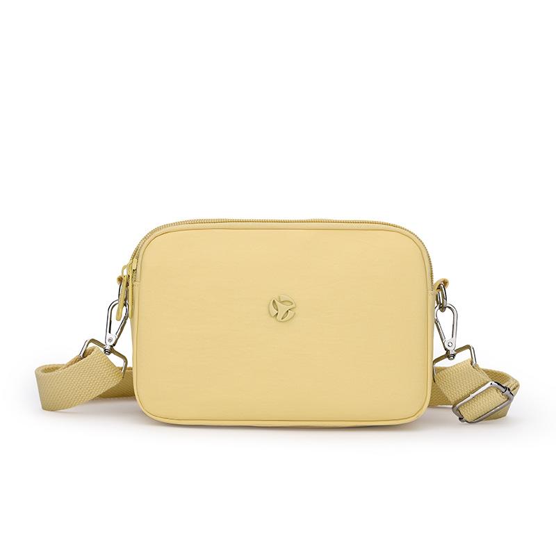 Damentasche Mehrfachtaschen Nylon-Tasche Muttertasche Einfarbig Umhängetasche Crossbody-Tasche