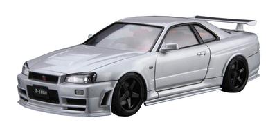 Aoshima Bunka Kyozaisha The Model Car Series Nismo BNR34 Skyline 2004 Plastic Model 1/24 No.34 GT-R Z-tune