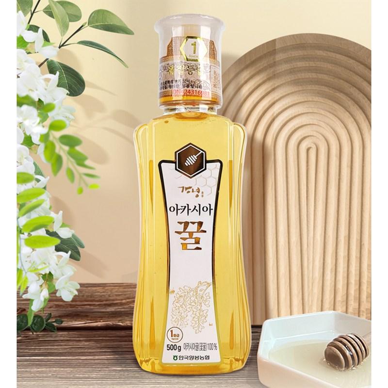 Koreański miód akacjowy pszczelarski, 500g, 1 sztuka