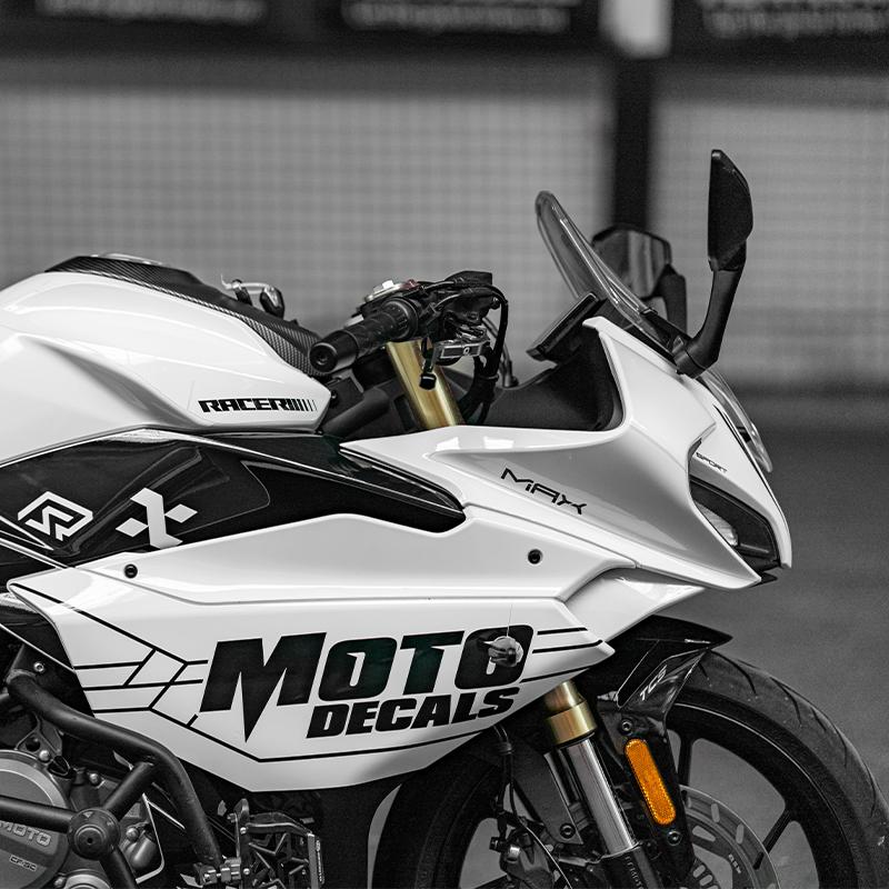 Pattern Printing Stickers Kits for Motorcycle Protection and Decoration, Used for CFMOTO 250SR 300SR 2022 2023, Various Styles