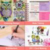 60pcs Journal Planner Pens Dual Brush Markers Colored Pencil for Writing Note Taking Calendar Coloring Art Office School Supplie