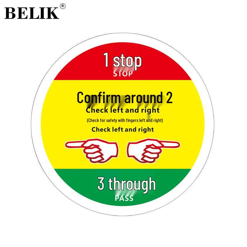 BELIK Anti-slip Industrial Floor Decal DT-30 20cm Diameter