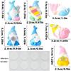 Set of 7 Mini Resin Beach Gnomes Cute Car Accessories, Funny Car Rear View Mirror & Dashboard Decorations, Adorable Auto Interior Ornaments