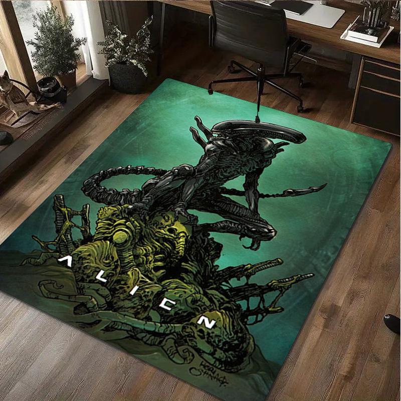 1PC Alien Rug - Home carpet Office Decorative Carpet For Living Room Bedroom Door Mat Floor Rug Computer Chair Area Rug