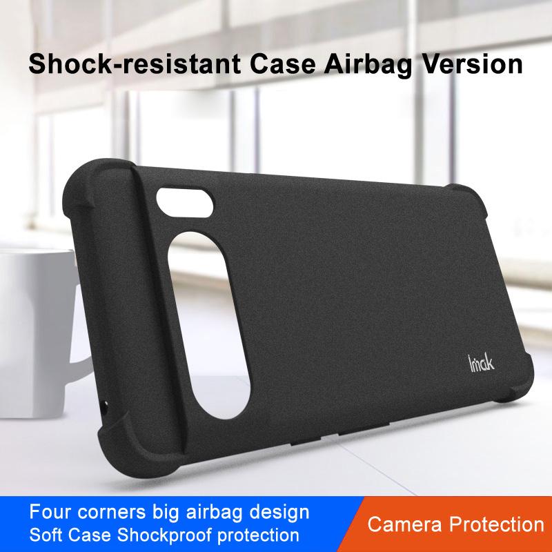 IMAK For Google Pixel 8 Pro Phone Case Matte TPU Shockproof Back Protector Cover